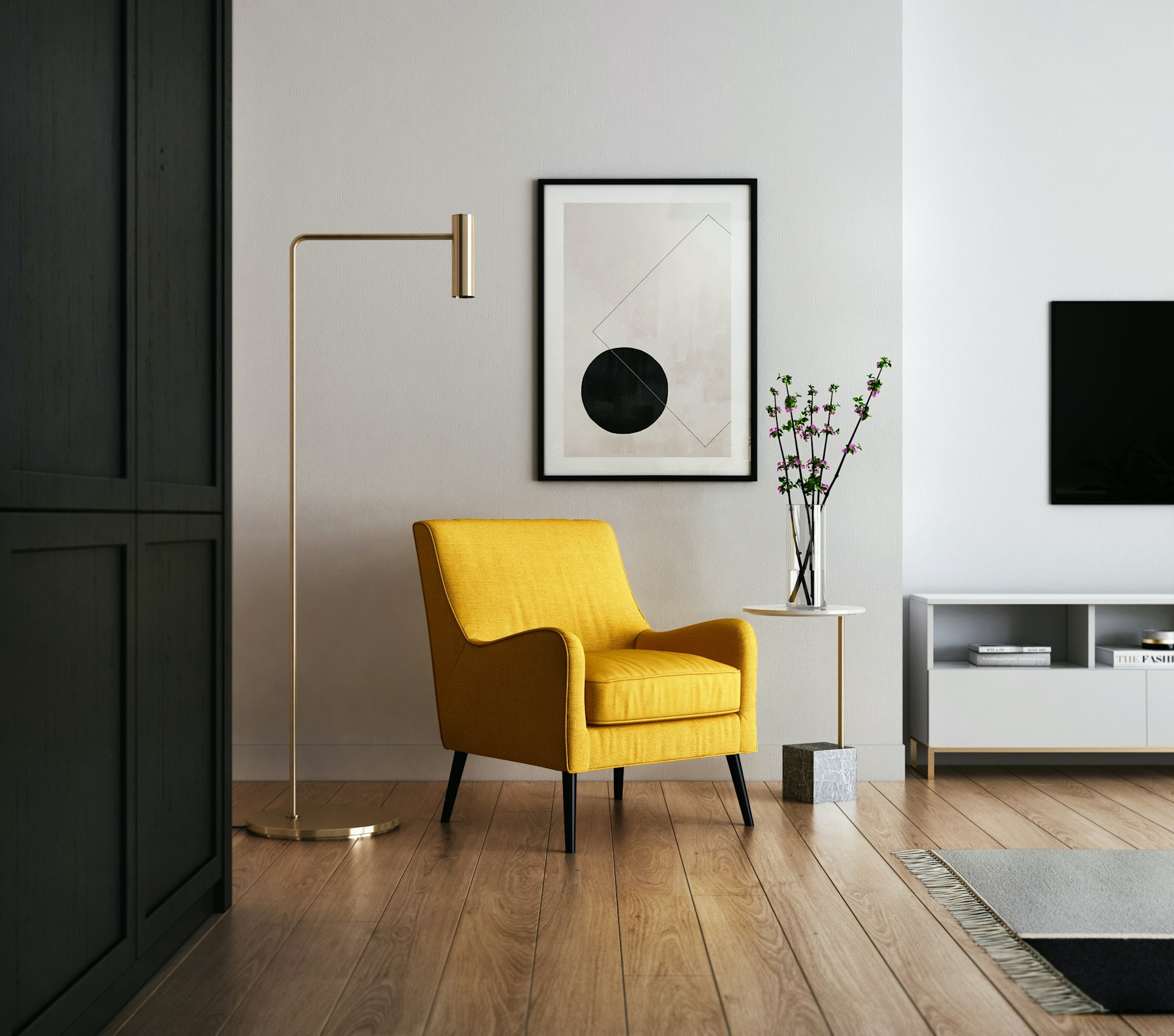 Helles, modernes Wohnzimmer – Immozeit Nachlass kümmert sich um Ihre Immobilie